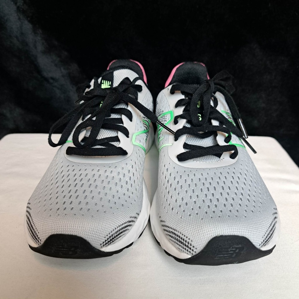 New Balance 520v8 Running Shoes Womens Size 9.5 Gray Black Mint Pink W520RT8 - Picture 6 of 11